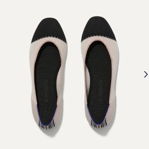 Rothy's The Square Tuxedo woman's flat shoes